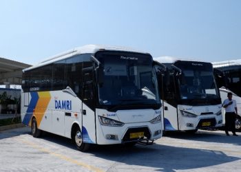 15 Bus Damri Layani Rute Balikpapan – IKN, Mampu Angkut 25 Penumpang