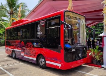 41 Bus Listrik Digunakan Untuk KTT G20, Termasuk Buatan Dalam Negeri