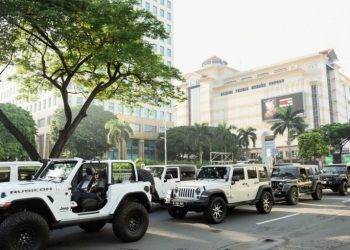 75 Pemilik Jeep Wrangler Sunmori di Jakarta