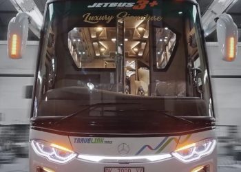 Adiputro Garap Bus Motorhome Milik PO Travelink, Muat 14 Penumpang