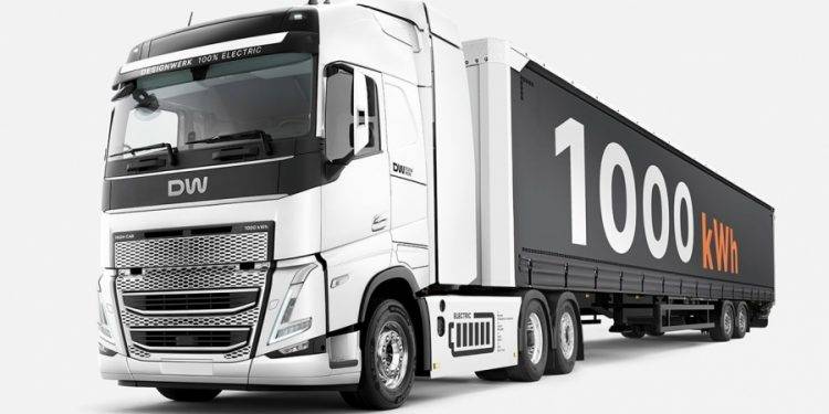 Anak Perusahaan Volvo Luncurkan Truk Trailer Listrik, Kapasitas Baterai 1.000 Kwh