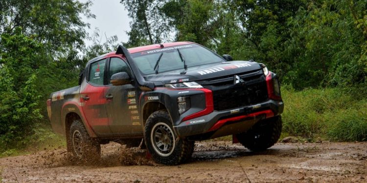 Andalkan Triton, Tim Mitsubishi Ralliart Dominasi Podium AXCR 2022