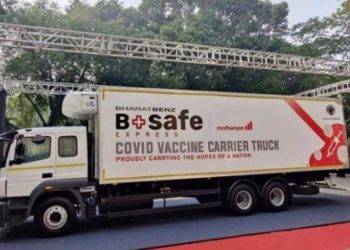 Angkut Vaksin Covid-19, BharatBenz BSafe Express Jadi Solusi Muatan Peka Suhu