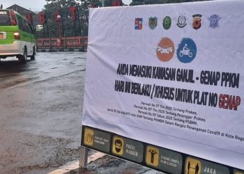 Awas! Dishub Terapkan Sistem Ganjil-Genap di Kota Bogor Pada 12-14 Februari 2021