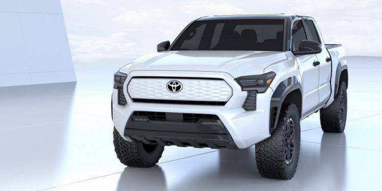 Begini Tampilan Konsep Truk Pikap Listrik dari Toyota