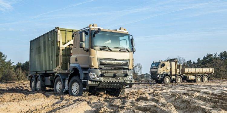 Belgia Pesan 2 Model Truk Militer Lapis Baja dari DAF