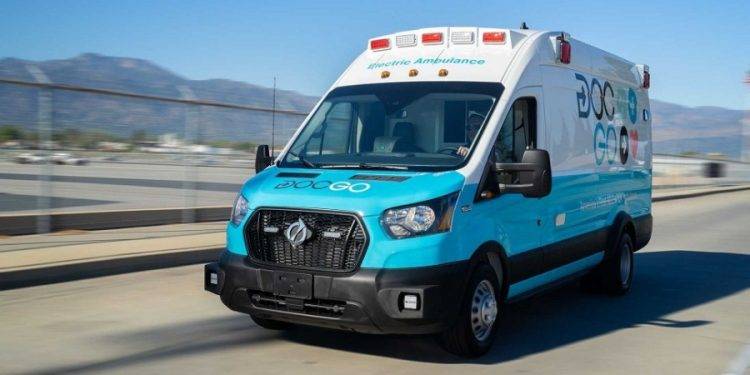 Berbasis Ford E-Transit, AS Kini Punya Ambulans Bertenaga Listrik Pertamanya