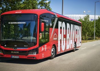Bus Listrik MAN Lion City E Jadi Bus Resmi Klub Sepakbola FC Bayern Munchen