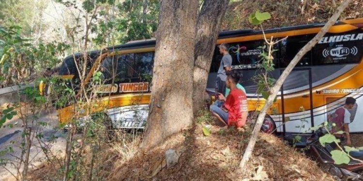 Bus Sudiro Tungga Jaya Tersesat di Hutan Wonogiri, Kok Bisa?