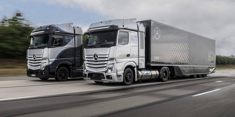Daimler Truck Tampilkan Truk GenH2 Berbasis Hidrogen di IAA Transportation 2022
