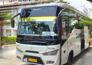 Damri Operasikan Angkutan Shuttle Rute Stasiun Cikarang – Hollywood Junction Jababeka