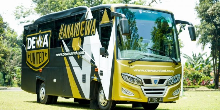 Dewa United Perkenalkan 2 Bus Baru, Seperti Apa Penampakannya