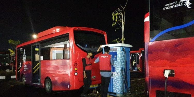Diperiksa Kesiapan Selama 24 Jam, E-Inobus Layani 3.600 Penumpang di KTT G20