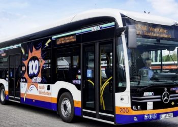 ESWE Terima Bus Listrik Mercedes Benz eCitaro Yang Ke-100, Kendaraan Umum Wiesbaden Jerman