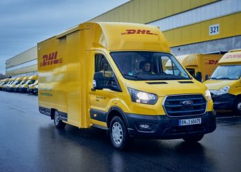 Ford Suplai Ribuan Van Listrik E-Transit Ke DHL