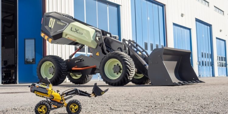 Gandeng LEGO Technic, Volvo CE Rilis Prototipe Konstruksi Cerdas, LX03