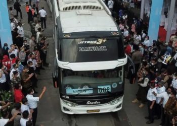 Gunakan Bus dan Truk, Kemenhub Berangkatkan Puluhan Ribu Peserta Mudik Gratis