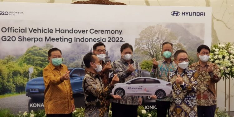 Hyundai IONIQ Electric dan KONA Electric Jadi Kendaraan Resmi G20 Indonesia
