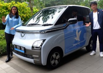 Jalin Kolaborasi, Mobil Listrik Wuling Air ev Jadi Hadiah Utama Gebyar Traveloka