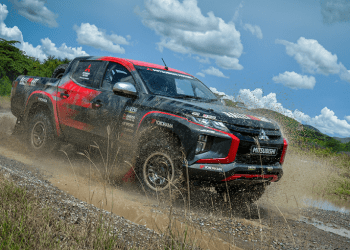 Jelang AXCR 2022, Tim Mitsubishi Ralliart Uji Ketahanan Mobil Reli Triton