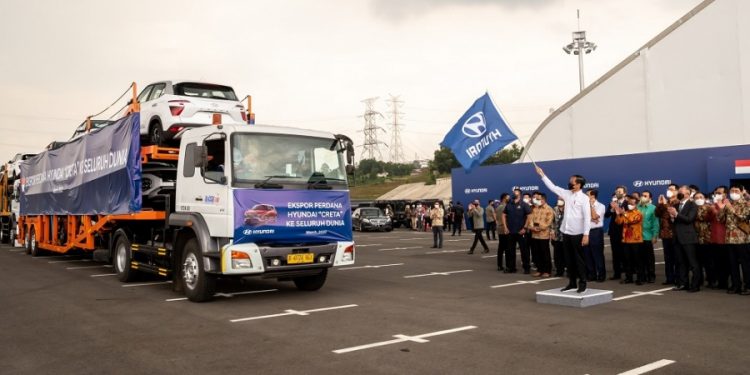 Jokowi Resmikan Pabrik Hyundai Pertama di Asia Tenggara