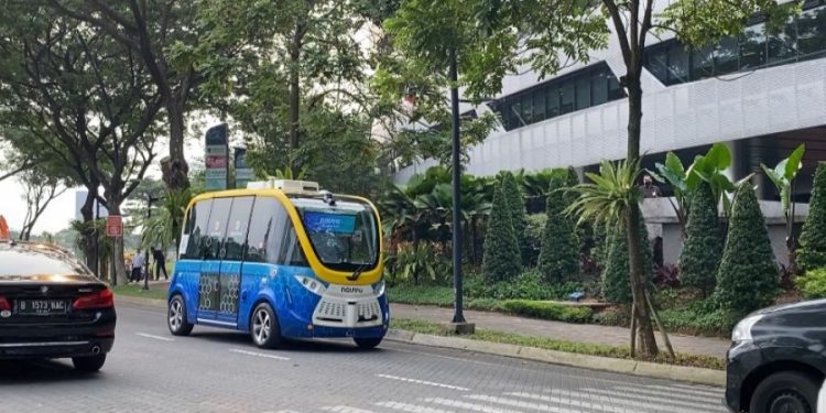 Kendaraan Canggih Tanpa Supir di BSD Mampu Angkut 15 Penumpang, Masyarakat Bisa Coba Gratis