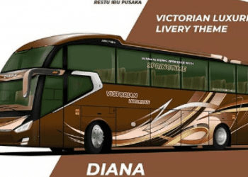 Keren Nih, Livery Bus Tema Victorian dari @devry_segee