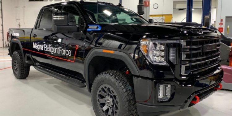 Magna Kenalkan Powertrain Listrik Khusus Truk Pikap dan Kendaraan Komersial Ringan