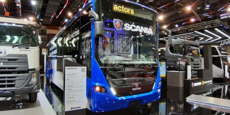 Melongok Bus Transjakarta Bermesin Scania K250IB