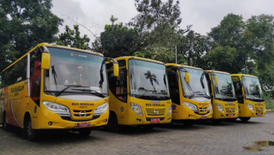 Mengenal Lebih Dekat Bus Sekolah, Angkutan Gratis Diminati Pelajar ...