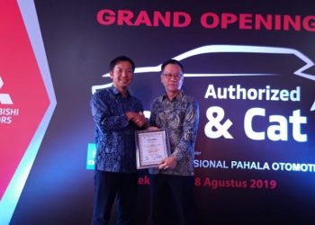 Mitsubishi Buka Bengkel Bodi & Cat Pertama di Pekanbaru