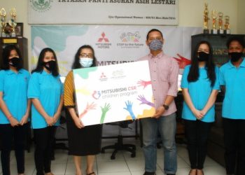 Mitsubishi Indonesia Hibahkan Fasilitas Belajar Jarak Jauh kepada 10 Panti Asuhan