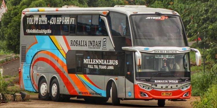 Pakai Bus Double Decker, PO Rosalia Indah Layani Rute Baru Klaten-Bogor