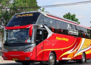 Pakai Chassis Scania K360IB, Ini Dia Bus PO Putera Mulya Double Glass
