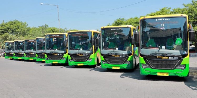 Pemprov Jawa Timur Gratiskan Bus Trans Jatim Besok Satu Hari Full
