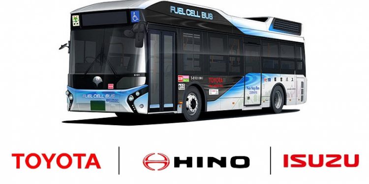 Percepat Netralitas Karbon, Toyota Rancang Bus Listrik Bersama Hino dan Isuzu