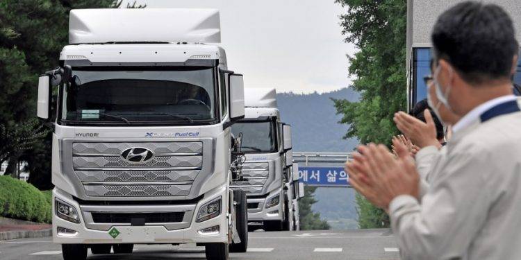 Pertama Di Dunia, Truk Hidrogen Hyundai XCient Catatkan Perjalanan Hingga 5 Juta Km