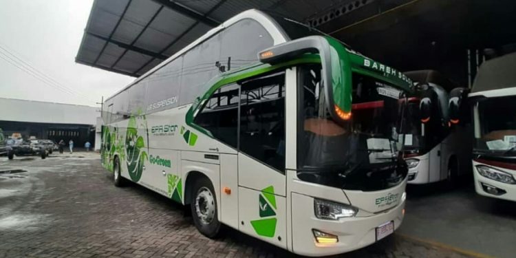 PO EPA Star Rilis Satu Unit Bus Baru Buatan Karoseri Tentrem