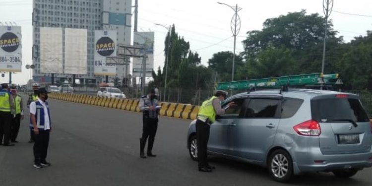 PSBB Bekasi Diberlakukan, Jumlah Pelanggar di Tol Menurun