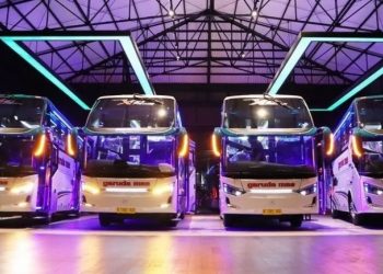 Rilis 4 Bus Terbaru, PO Garuda Mas Pakai Bodi Laksana