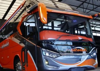 Rilis Bus Baru, PO Sahaalah Jadi Pengguna Pertama Bodi Legacy SR3 Double Glass Terbaru Laksana