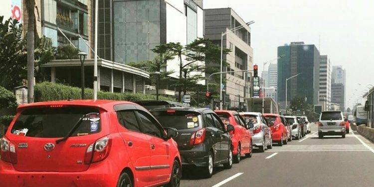 Sambut Jambore Nasional, Toyota Agya Club  Gelar City Touring