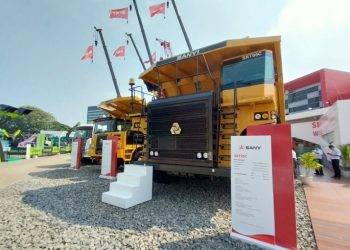 Sany Bawa 4 Truk Tambang Andalan di Mining Indonesia 2022, Paling Besar Bisa Angkut Muatan 98 Ton