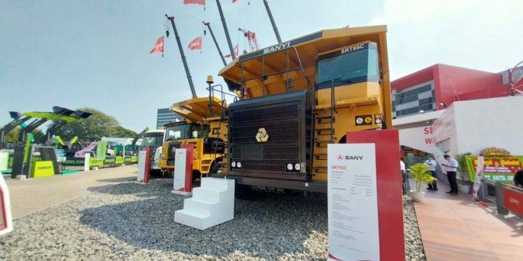 Sany Bawa 4 Truk Tambang Andalan di Mining Indonesia 2022, Paling Besar Bisa Angkut Muatan 98 Ton