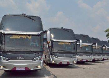 Scania K410 IB 6×2 Jadi Sasis Premium Pertama Untuk Kelas Ekonomi PO SAN