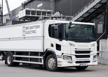 Scania Pasok 5 Truk Listrik, Dukung Pembangunan Charging Station Terbesar di Swedia
