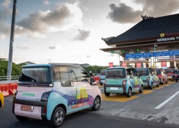 Selangkah Lebih Dekat, Ratusan Wuling Air ev Tiba di Nusa Dua, Bali
