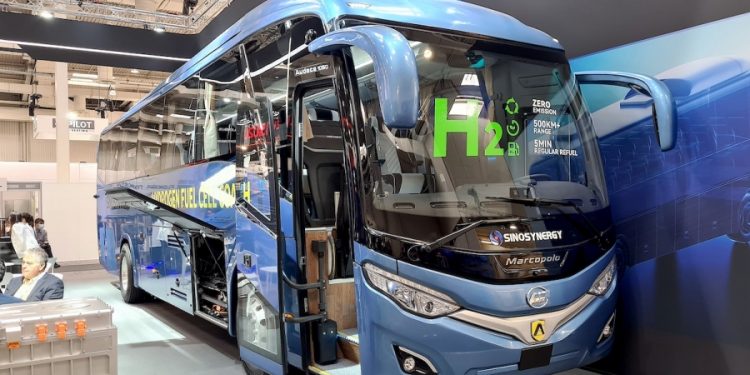 Sinosynergy Pamerkan Bus Hidrogen di IAA 2022, Isi Bahan Bakar Hanya 5 Menit Bisa Dikendarai Hingga 600 Km