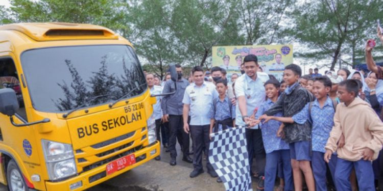 Sulitnya Kendaraan Umum, Pemkot Medan Operasikan Bus Sekolah Gratis
