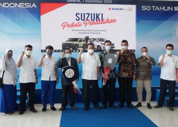 Suzuki Indonesia Donasi 5 Unit Mobil kepada 4 Institusi Pendidikan